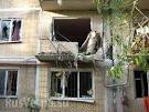 Residential house on fire in Gorlovka after shelling by Ukrainian forces
