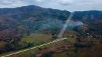 In the mountains of Costa Rica, the plane crashed