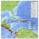 In the Caribbean earthquake