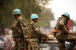 The UN peacekeepers assisted for sex