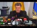 Poroshenko denied his words in English about the operation in the Donbass
