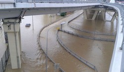 Heavy rains led to swollen rivers in Western Georgia