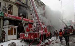 Fire in apartment house in Moscow - 7 people died