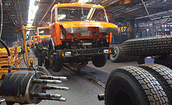 Russian truck maker KamAZ resumes work after three-week halt