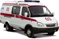In Kamchatka, the driver of a foreign car has not missed the ambulance