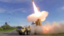 THAAD successfully intercepted the ball during the test