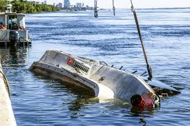 The collision of a barge and catamaran in Volgograd, killing ten people