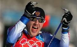 Skier Dementiev takes first Olympic gold for Russia