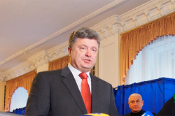 Poroshenko has caused his departure truce