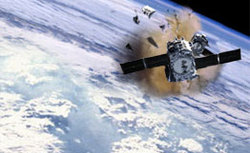 Wreckage of two satellites in orbit poses serious threat to others