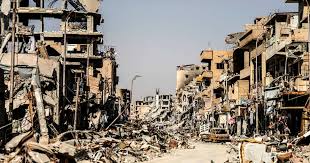 The Ministry of defence told about the thousands of rotting corpses in raqqa destroyed
