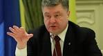 Poroshenko: the hot phase of the conflict in the Donbas could stop for a while
