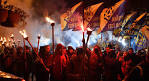 Thousands of nationalists in Kiev said March is the anniversary of the UPA
