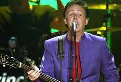 McCartney rocks with new songs at "secret" NY show