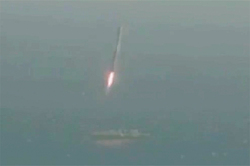 Published video of Falcon 9 crash