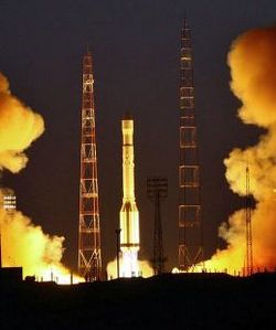 Russia puts U.S. telecoms satellite into orbit
