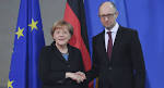 Merkel will discuss with Yatsenyuk in Berlin on reforms in Ukraine
