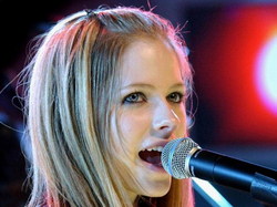 Avril Lavigne has been left with a "black eye" and a "bloody nose"