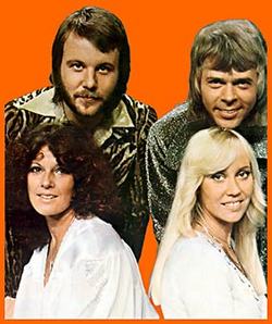 Abba were inducted into the American Rock and Roll Hall of Fame yesterday