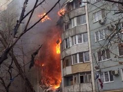 In Volgograd in a residential building explosion