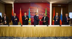 The Eurasian economic Union and Iran signed an interim agreement on creation of free trade zone