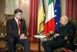 The presidents of Ukraine and Italy discussed the situation in the Donbass
