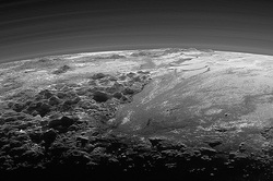NASA showed the sunset on Pluto