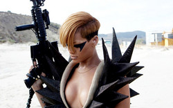 Sexy Rihanna Brings Military Force to `Hard` Video