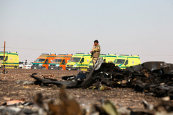 On the bodies of the passengers found the A321 TNT