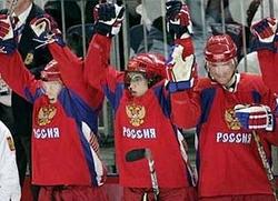 Russian hockey team defeated Kazakhs