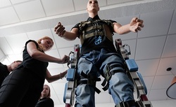 Volunteers will experience the Russian exoskeleton