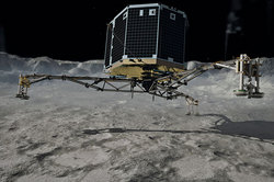 Robot Philae found on the comet traces of life