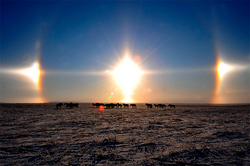 Scientists of the rising third of the sun above the Urals