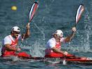 The Russian canoeists won gold in the fours at 1000 meters on TH
