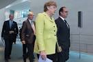 The German Chancellor arrived at the summit " channel four "
