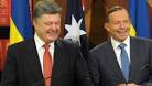 Poroshenko and Abbott discussed the issues of the international Tribunal for Boeing
