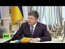 MFA: Poroshenko wants to discuss with the leaders of Germany and France exchange of prisoners
