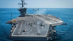The US has deployed an aircraft carrier in the South China sea