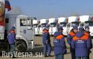 Russian humanitarian aid delivered in Debaltsevo

