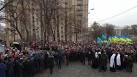 Thousands of supporters of the "Right sector" gathered on the Maidan
