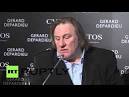 Media: respect for Putin Depardieu did a "threat" to Ukraine
