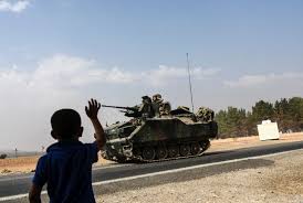 Fighters of the Kurdish militia knocked out five Turkish tanks in 