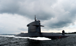 Russia drove the Japanese submarine