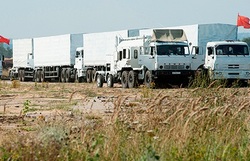 The humanitarian convoy stuck in Ukraine