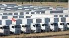 Humanitarian convoy started to move from the Parking lot to the border of Ukraine
