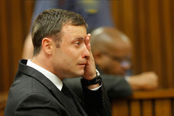 The Pistorius with tears went into the prison