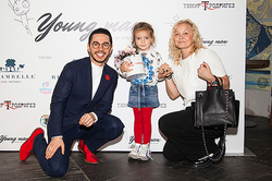 3-year-old daughter Kirkorov conquered the capital
