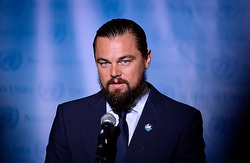 DiCaprio appeared on "climate March