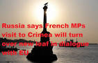 The delegation of deputies from France arrived in Crimea

