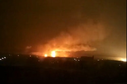 In Kharkov burned the military base